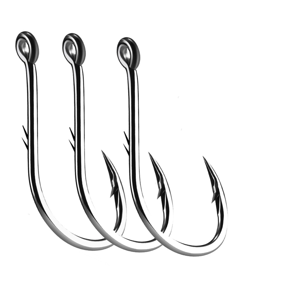 Fishing Hook Assortment - 50pcs Iseama Circle Carp Eyed Fishing