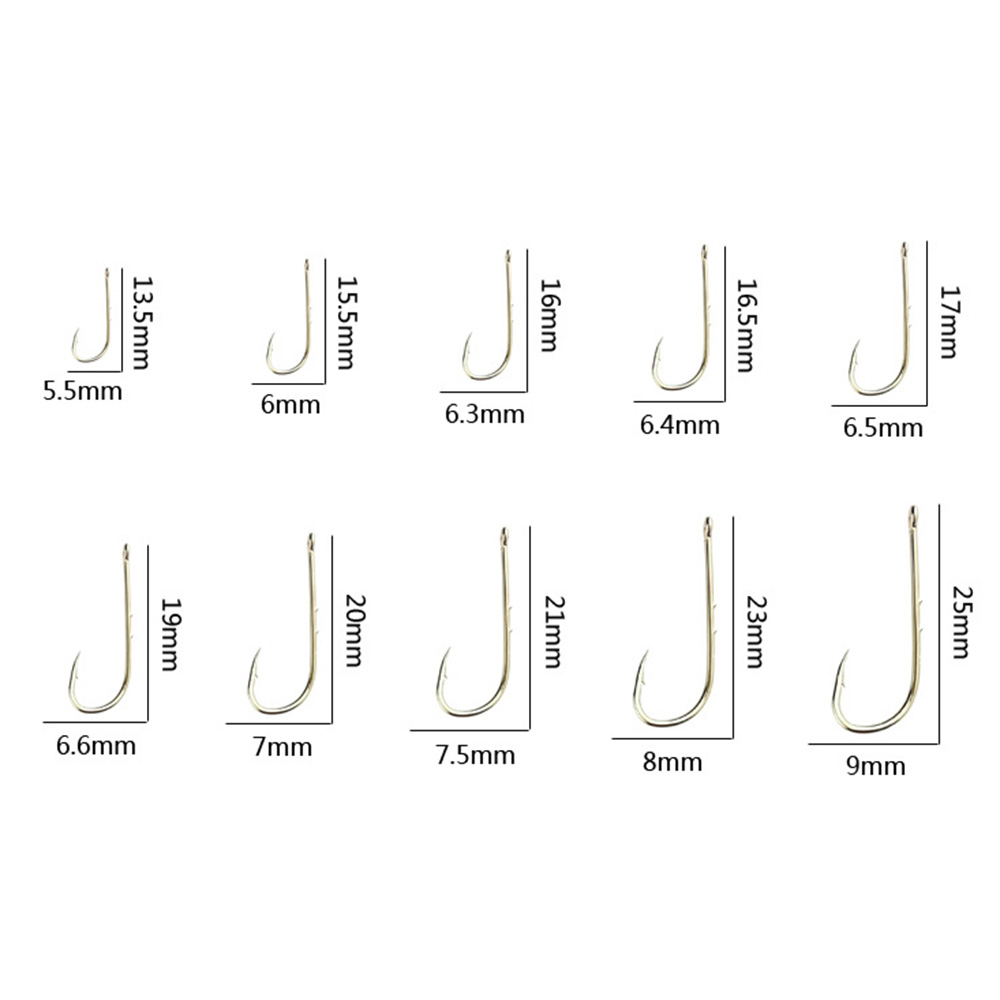 50/100pcs Silver Long Handled  - Fishing Hook Circle 评论和价格